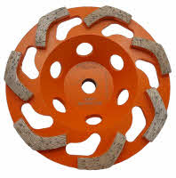 125mm Snake Komslijpschijf Beton  M14 H=40