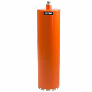 126mm x 400mm Beton Diamantboor lichtgewicht Dunwandig R1/2 - Nat gebruik