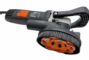 125mm DELUXE Betonslijper DROOG 1400Watt + Verende stofkap 