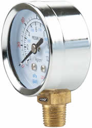 compressor drukmeter 1-4m onder aansluiting 1
