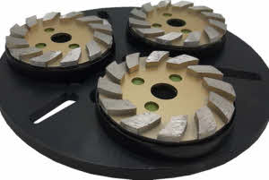 254mm - 3 x 100mm Polijst & Schuurschijven opnamebord SPBS250