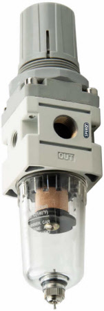 drukregelaar met vochtafscheider compressor 1-4