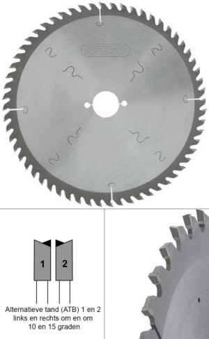 Mededogen Te Experiment 300mm hout TCT zaagblad 48 Tands - asgat 30mm | SPW-300-48-30